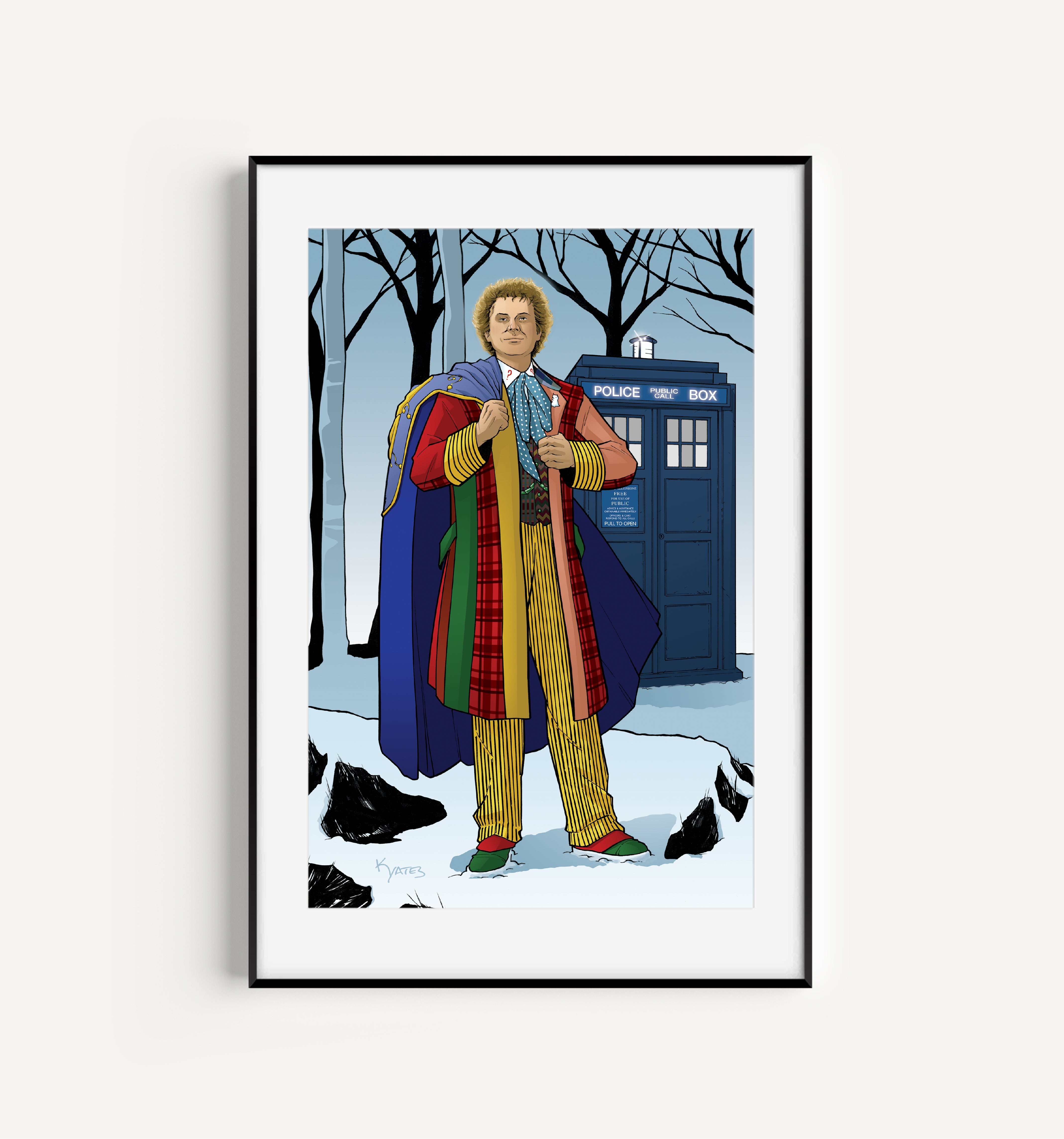 6th Doctor – KellyYatesArt