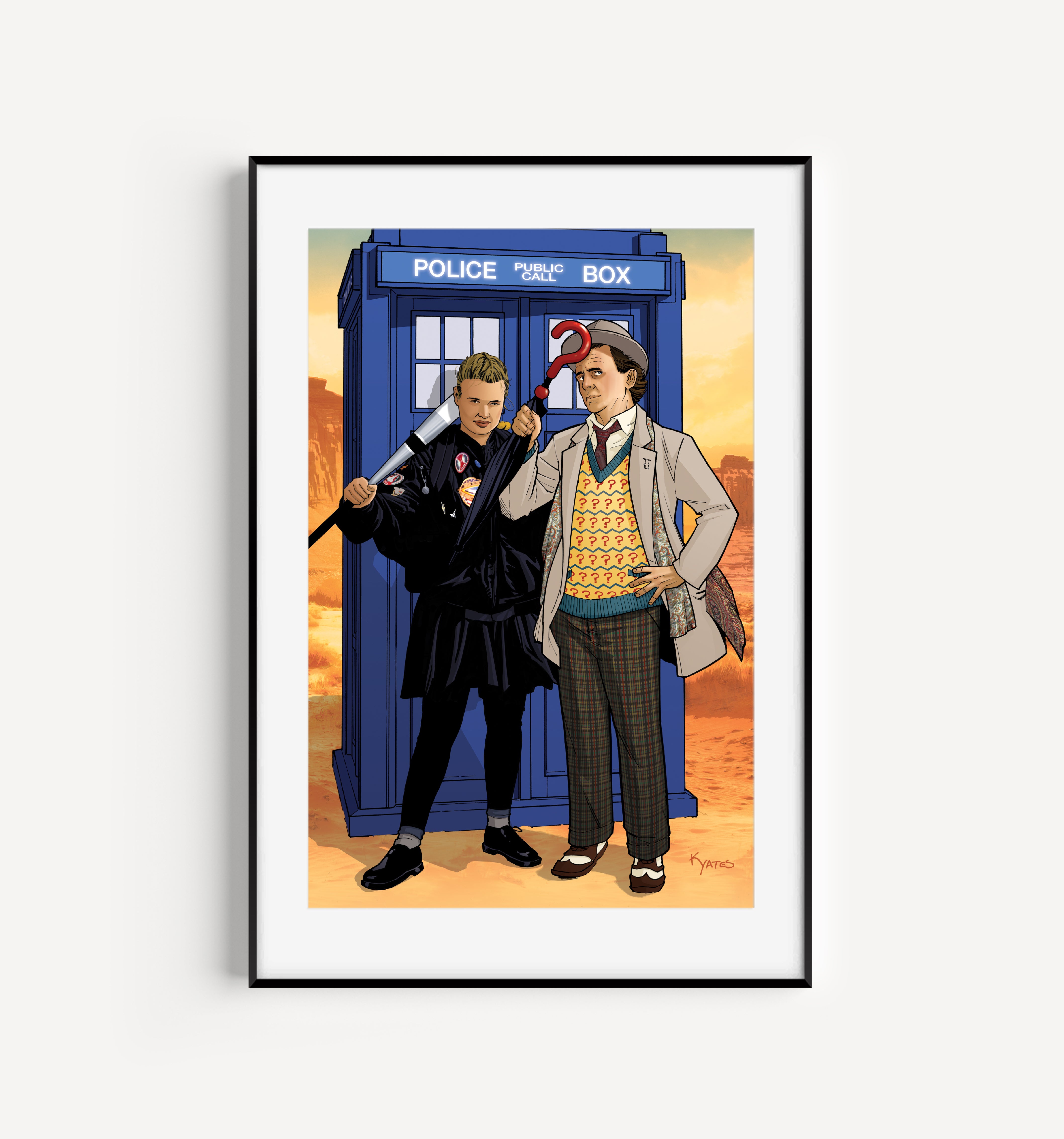 7th Doctor & Ace – KellyYatesArt