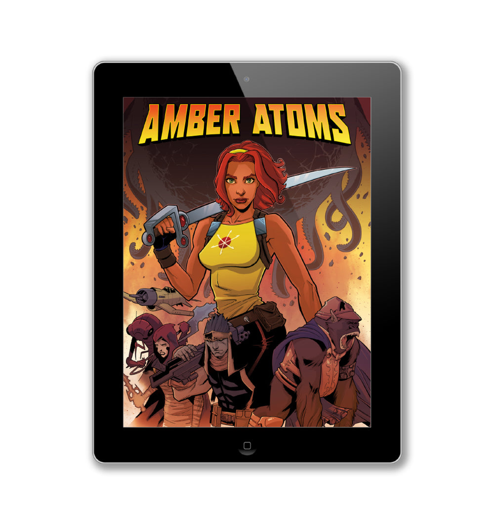 Amber Atom: Blast Off Comic Book (Digital)