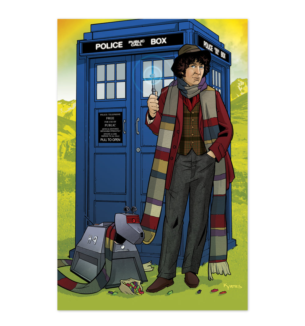 4th Doctor & TARDIS