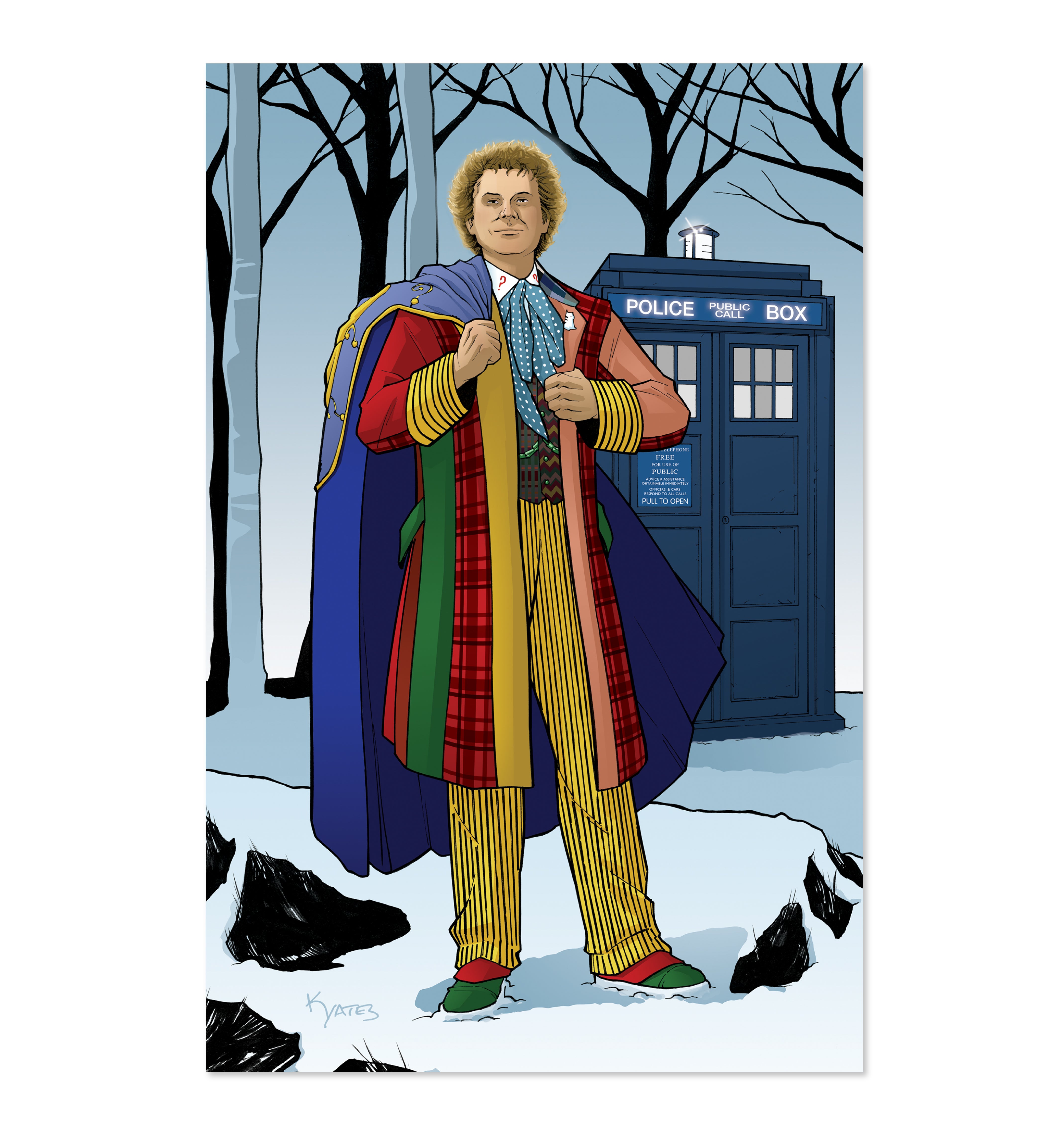 6th Doctor – KellyYatesArt