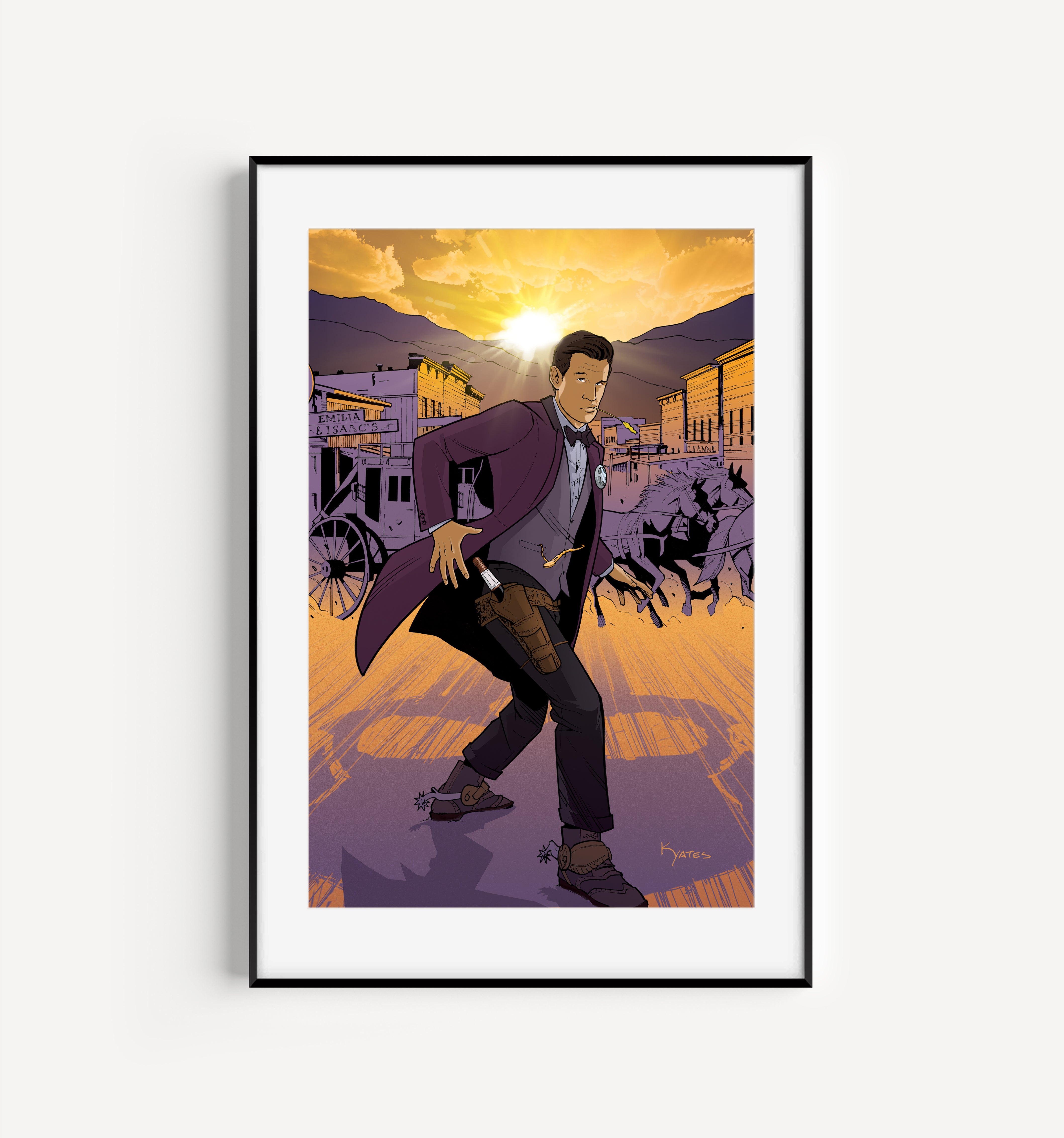 11th Doctor - Wild West – KellyYatesArt